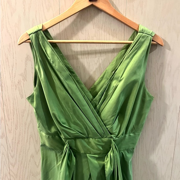 Suzi Chin For Maggy classic Elegant Boutique V-Neck Sleeveless Dress Size 8 - Picture 8 of 10